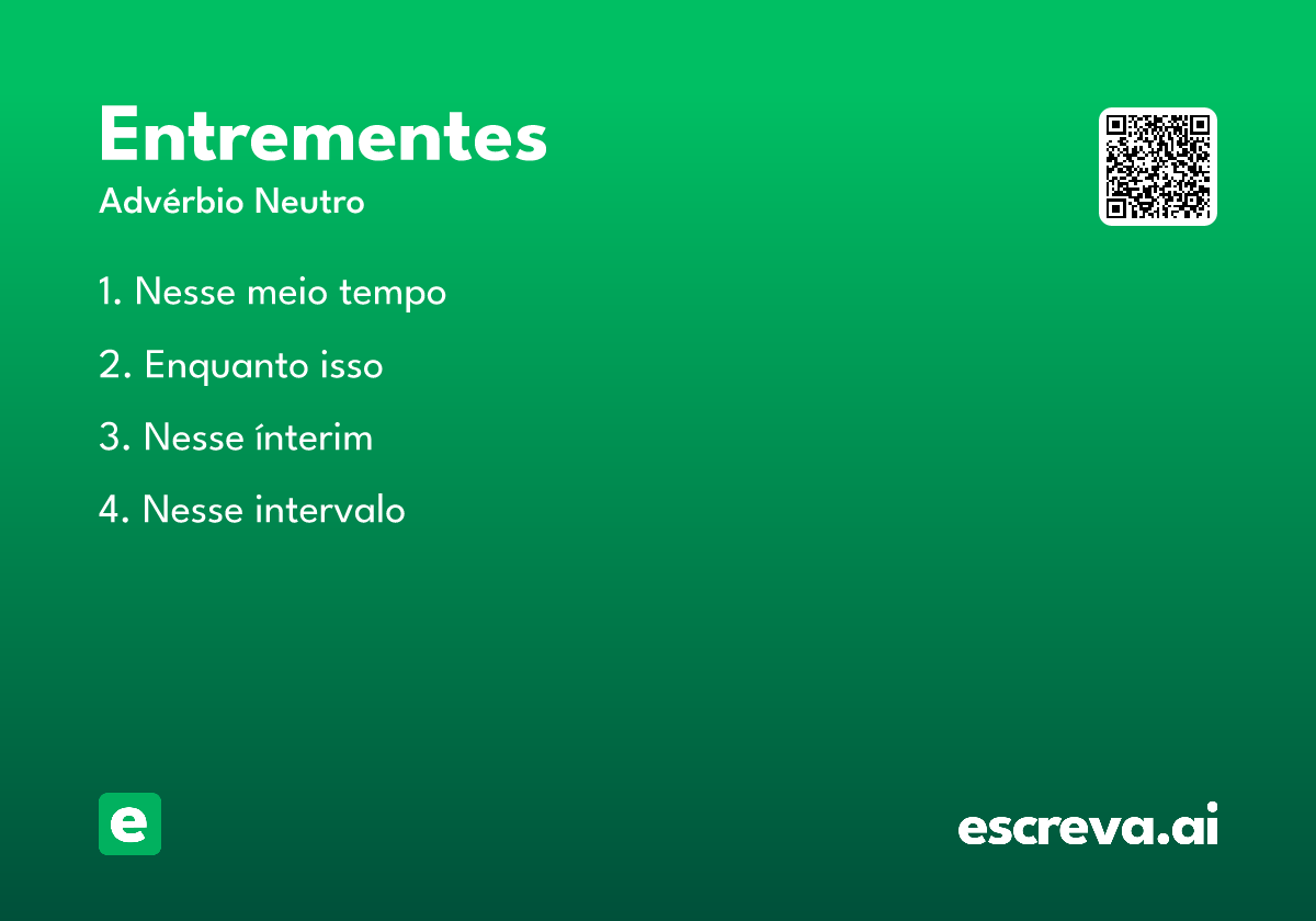 entrementes