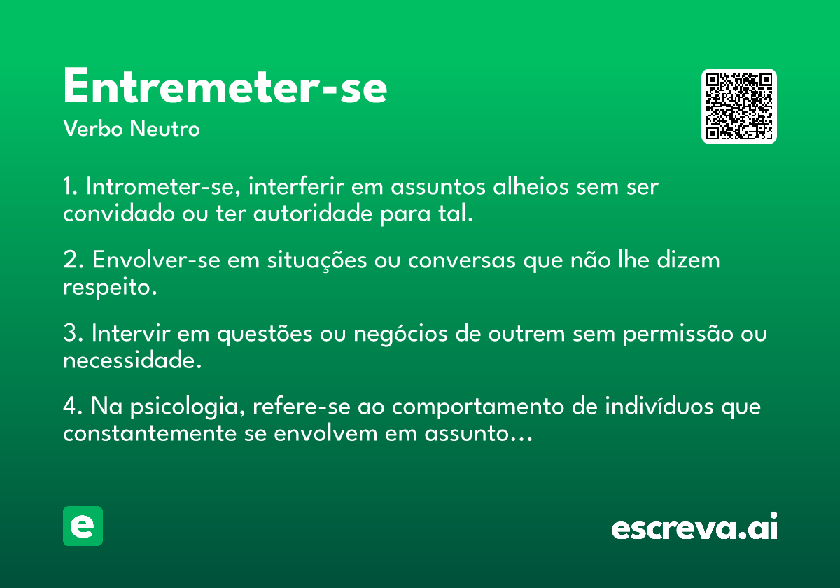 entremeter-se