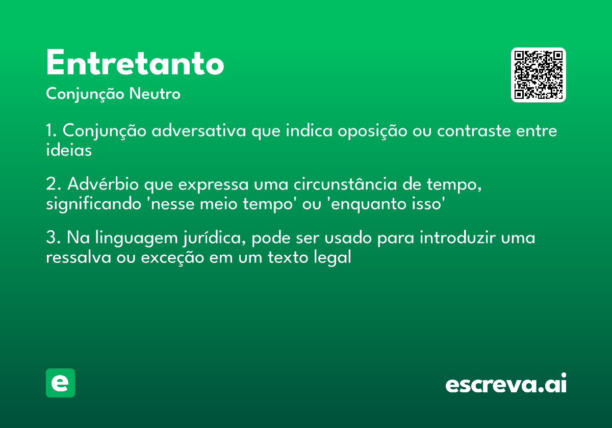 entretanto
