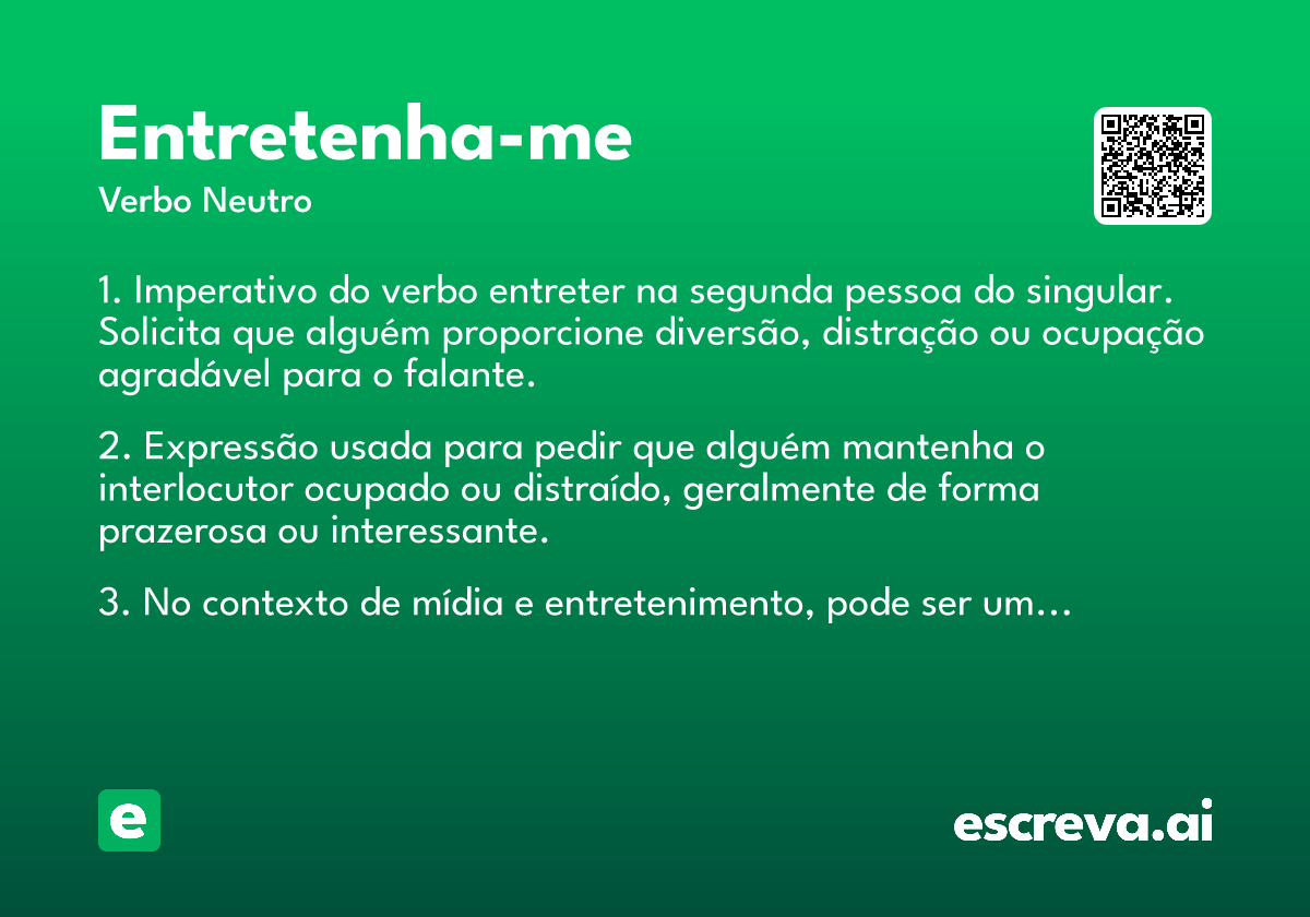 entretenha-me