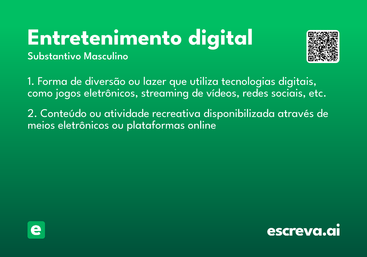 entretenimento digital