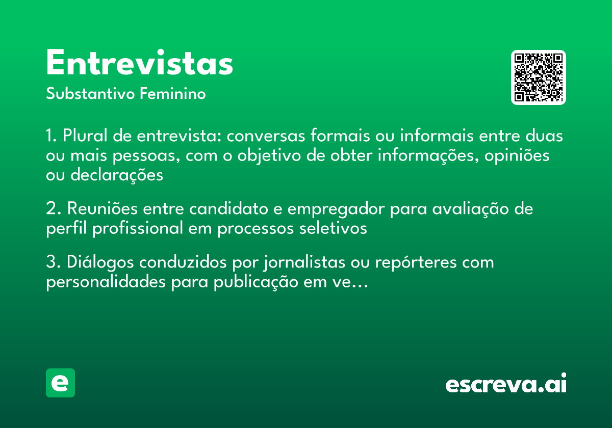 entrevistas