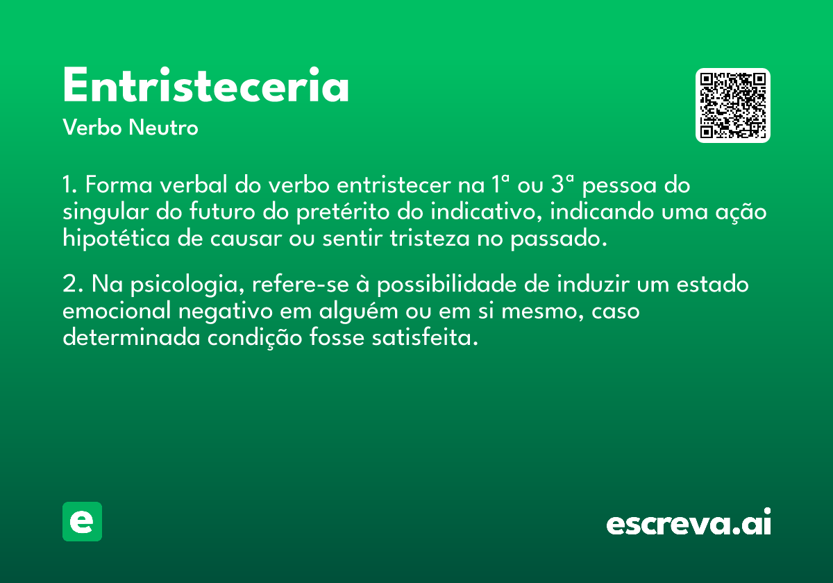 entristeceria