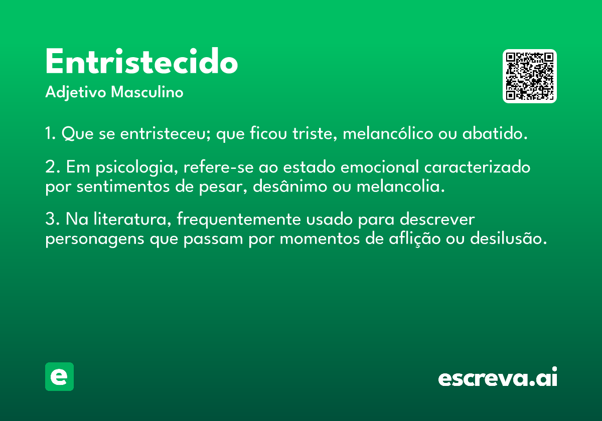 entristecido