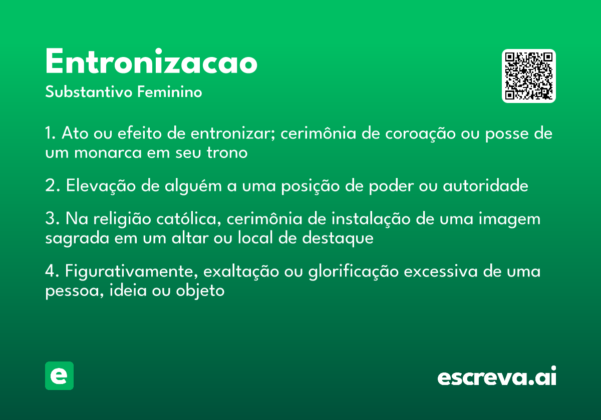 entronizacao