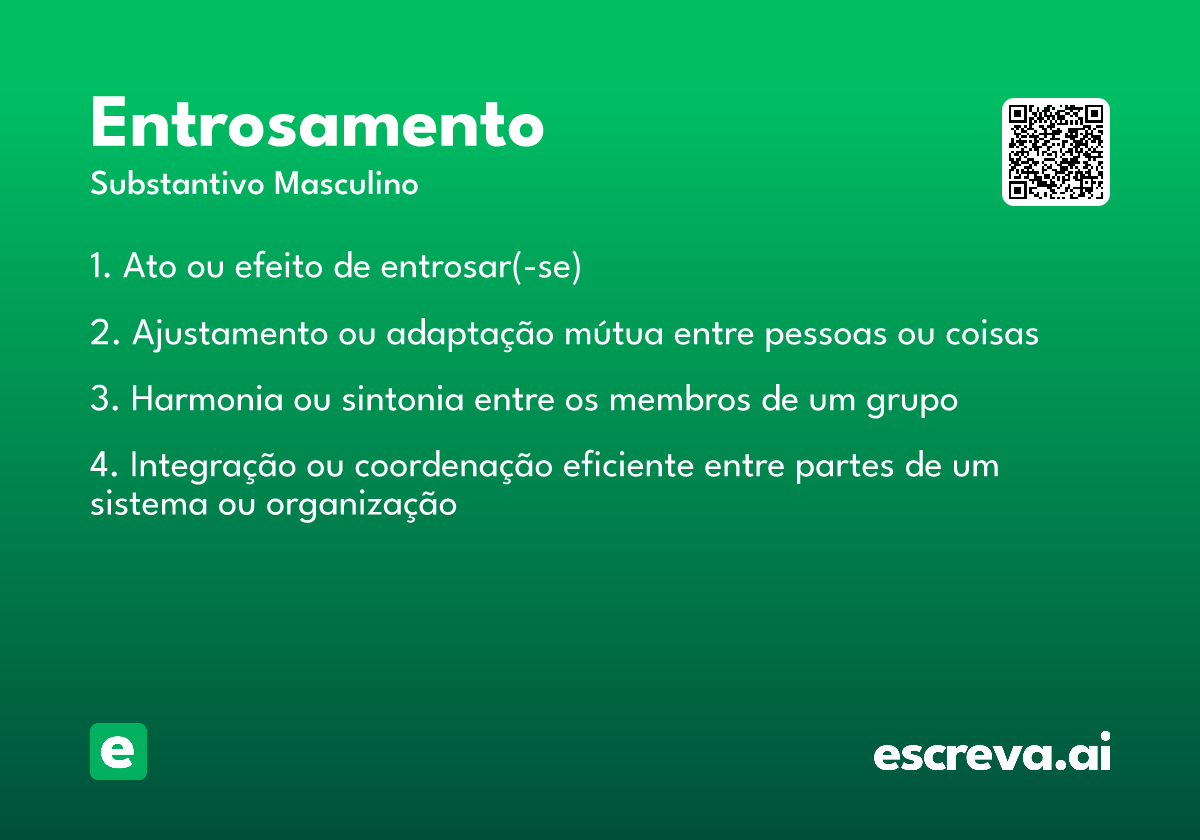 entrosamento