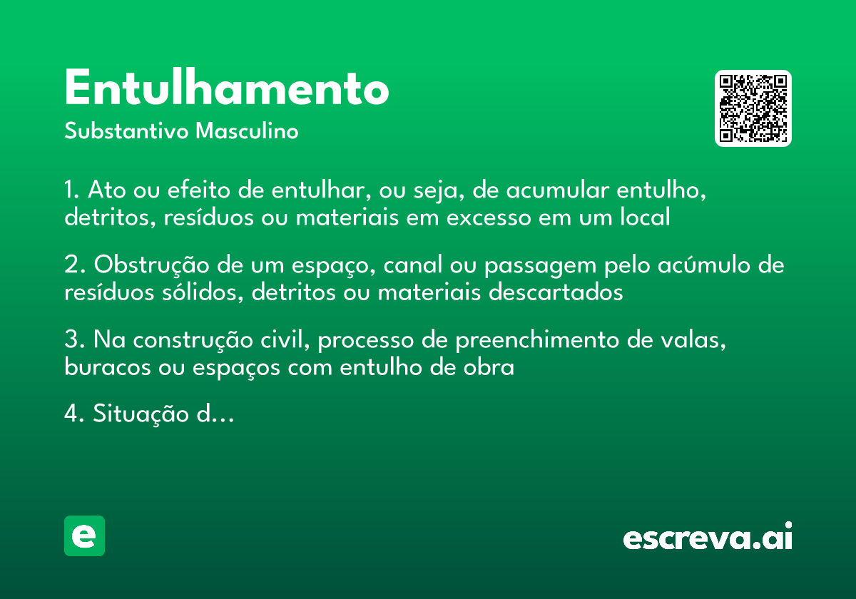 entulhamento