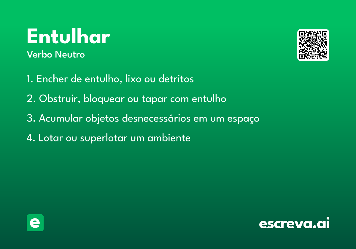 entulhar