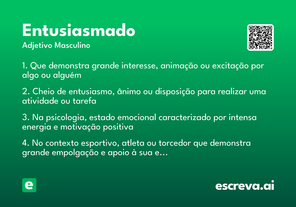 entusiasmado