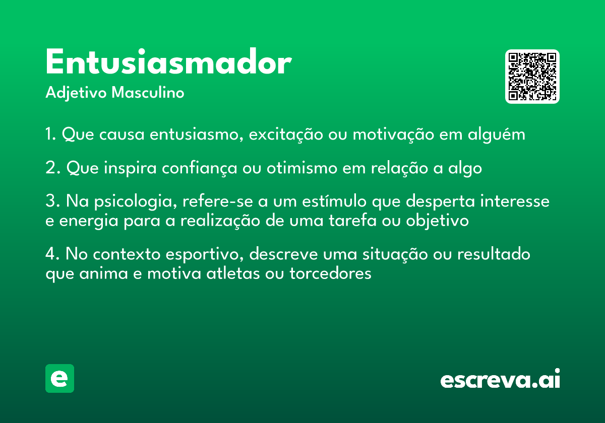entusiasmador