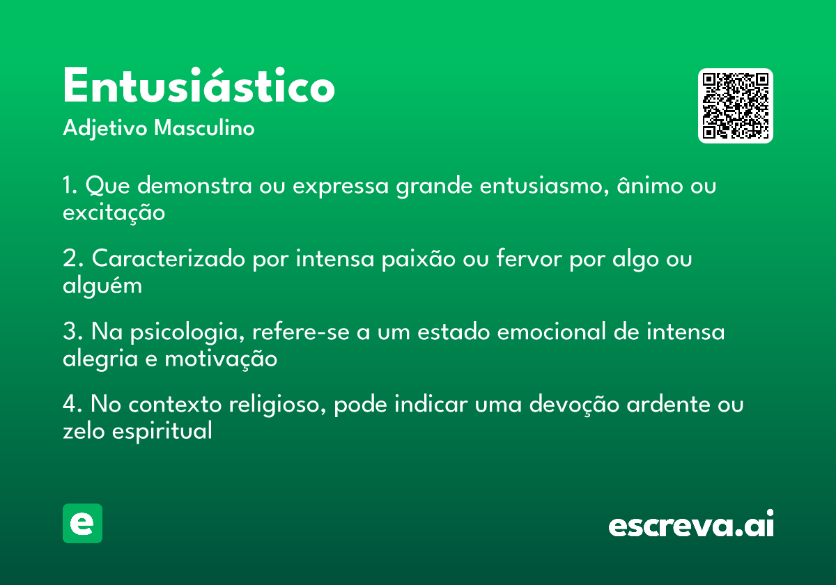 entusiástico