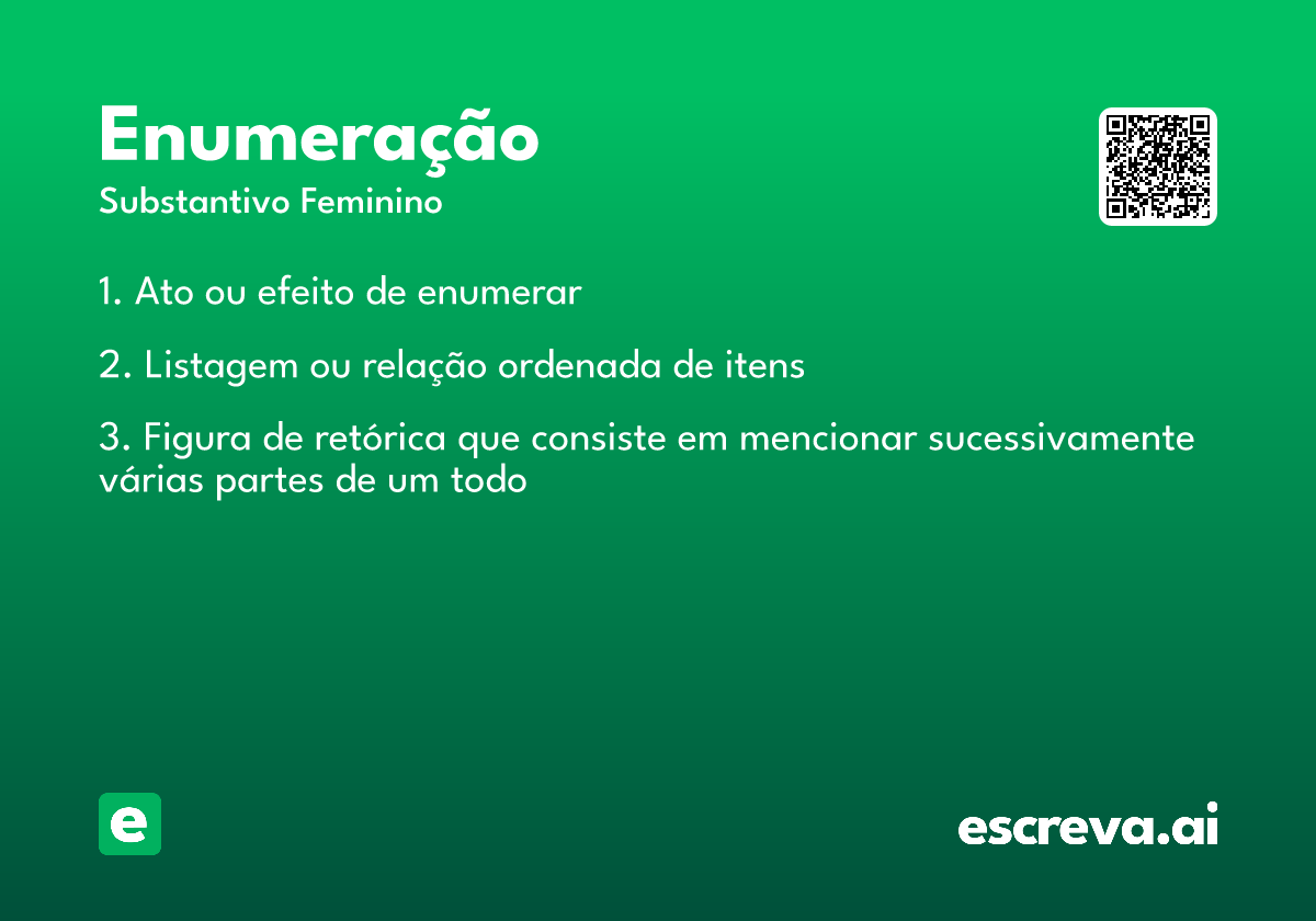 enumeração