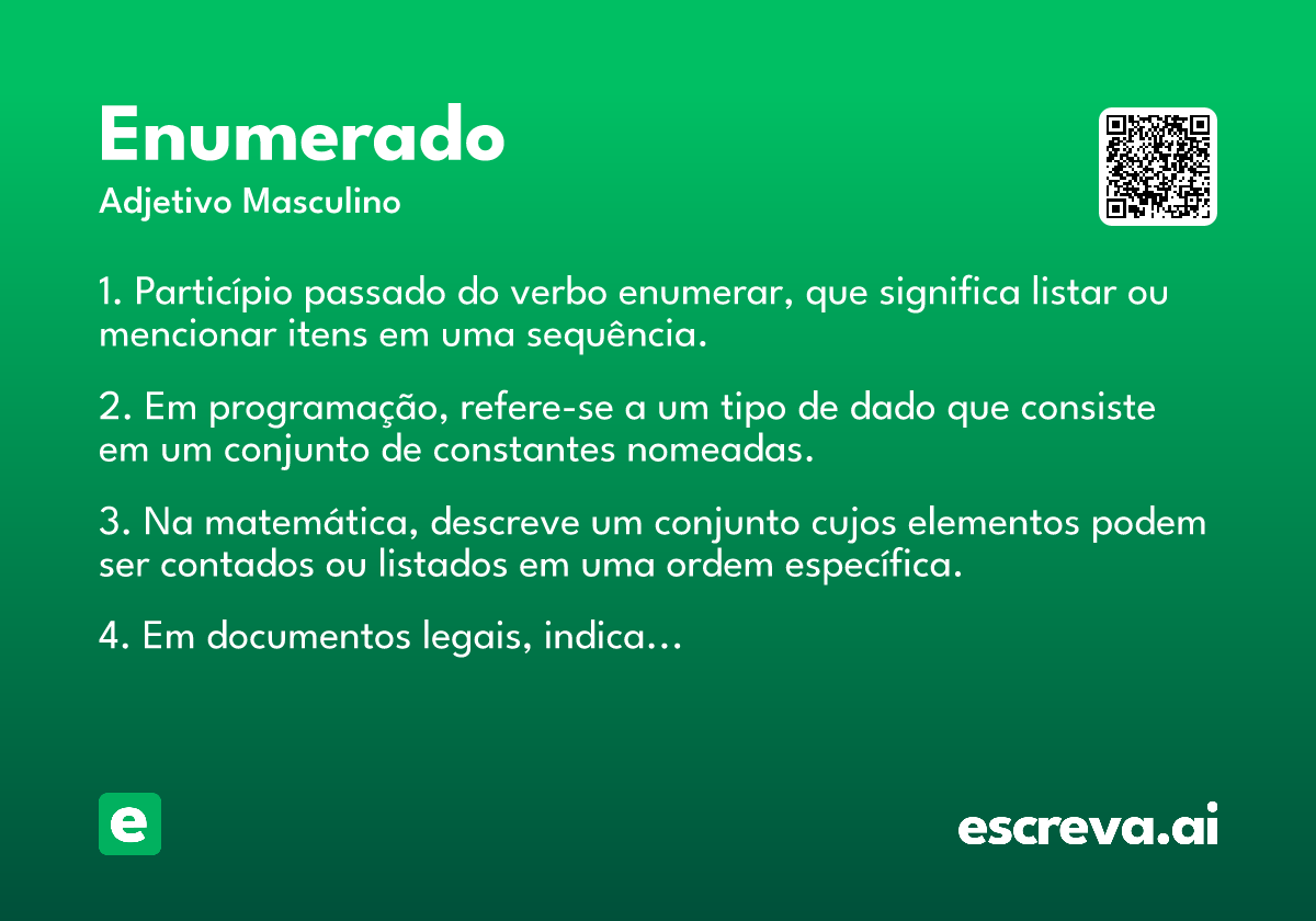 enumerado