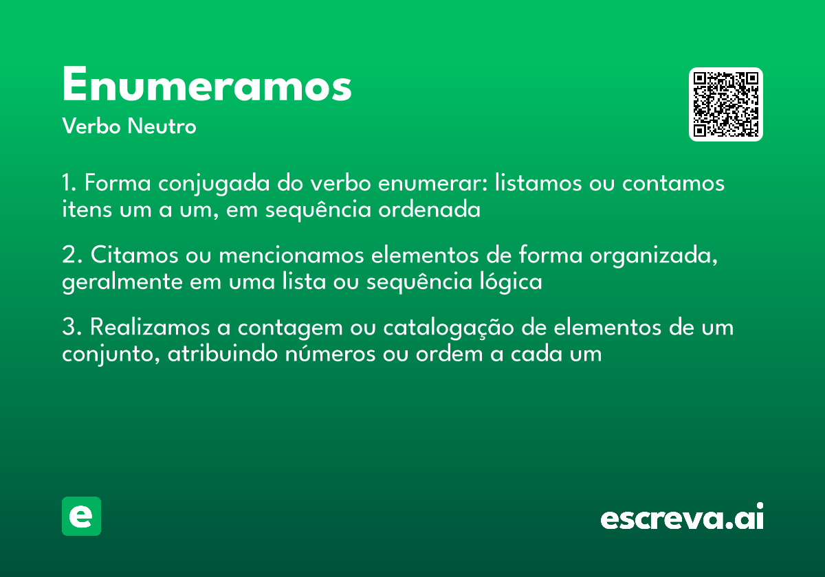 enumeramos