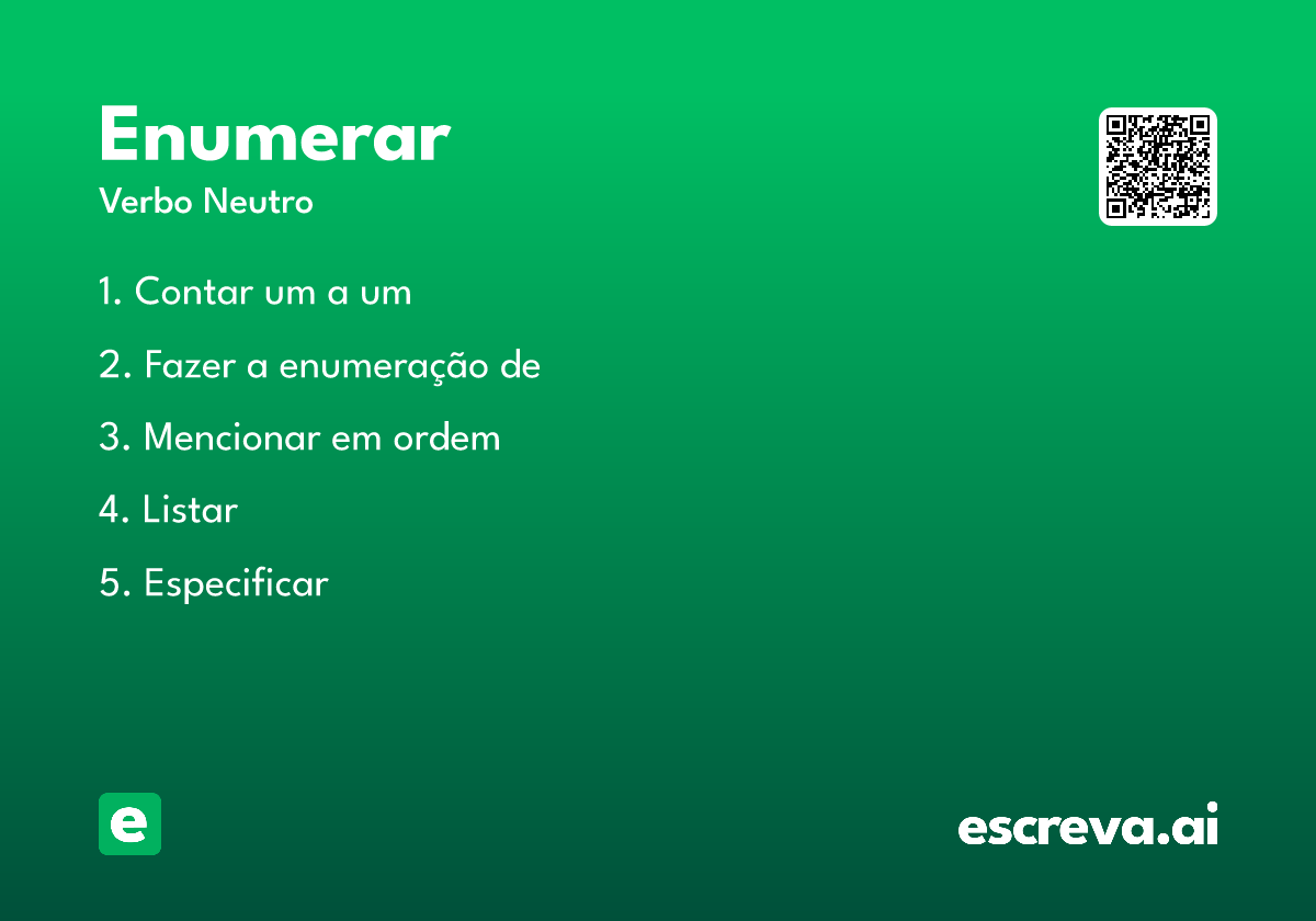 enumerar