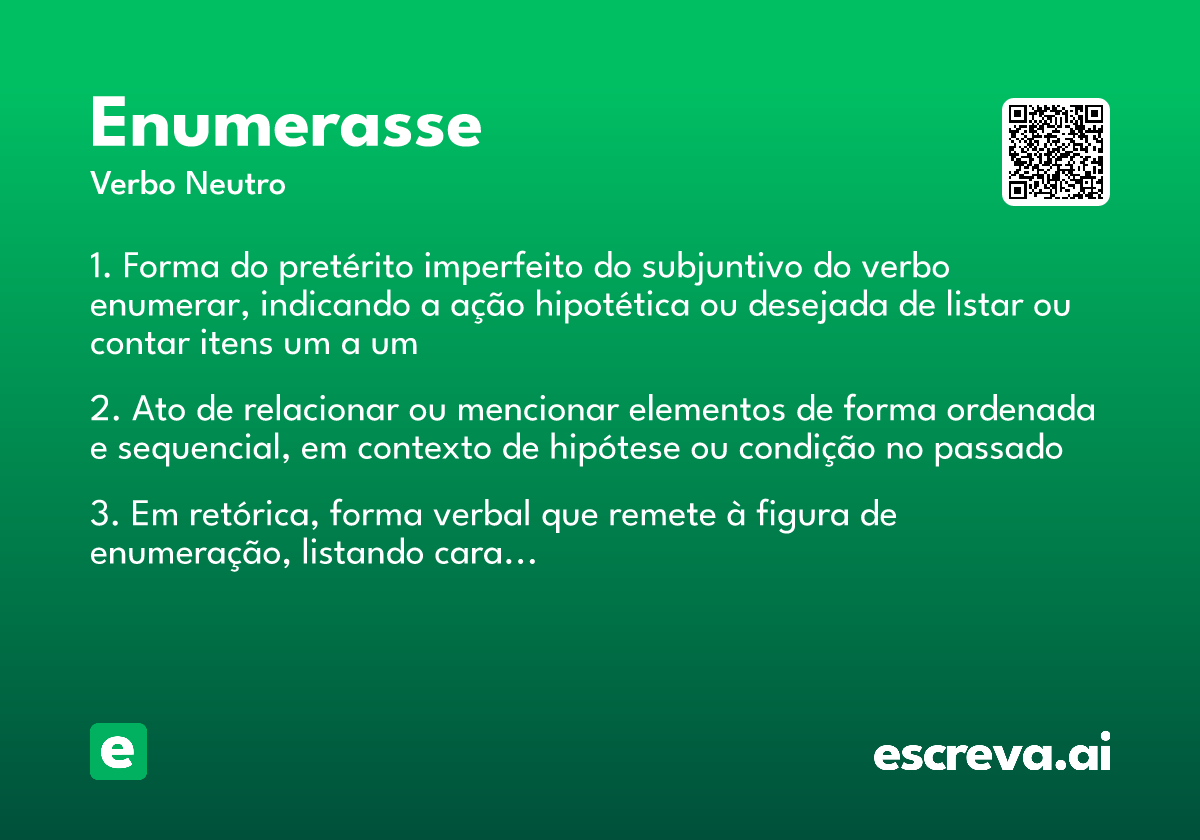 enumerasse