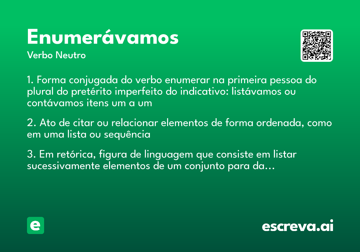 enumerávamos