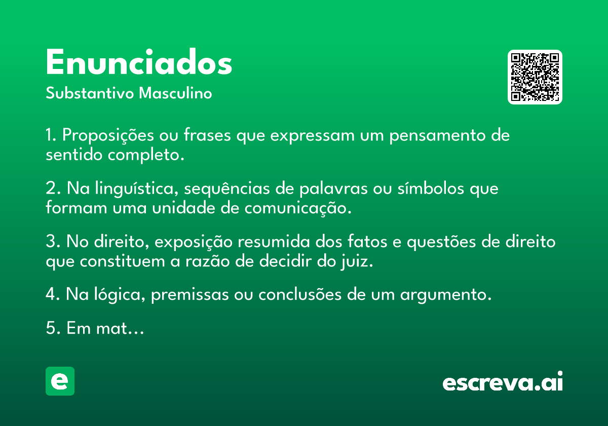 enunciados