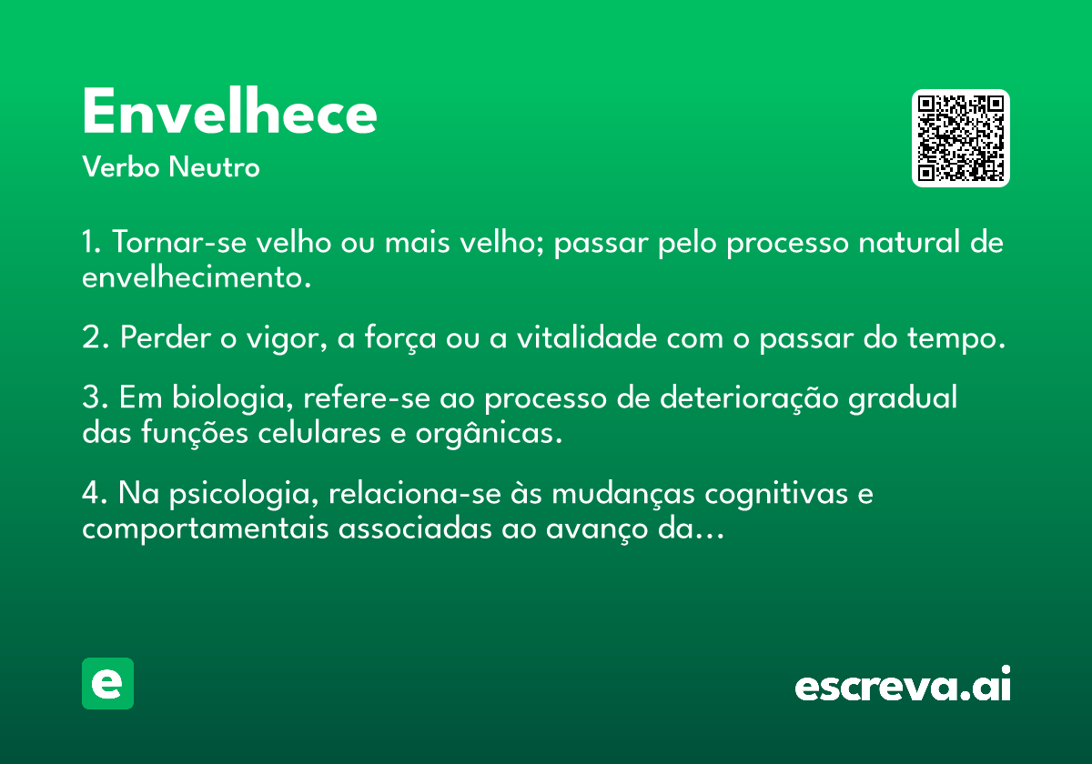envelhece