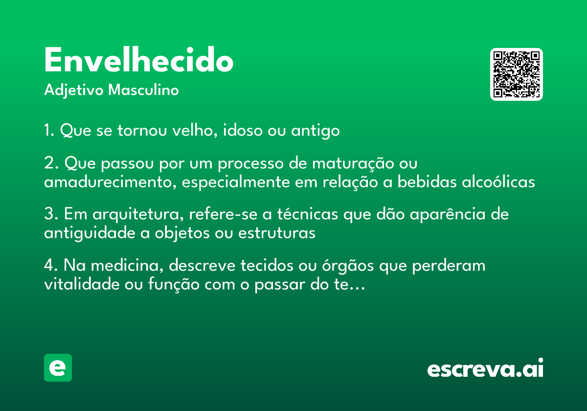 envelhecido