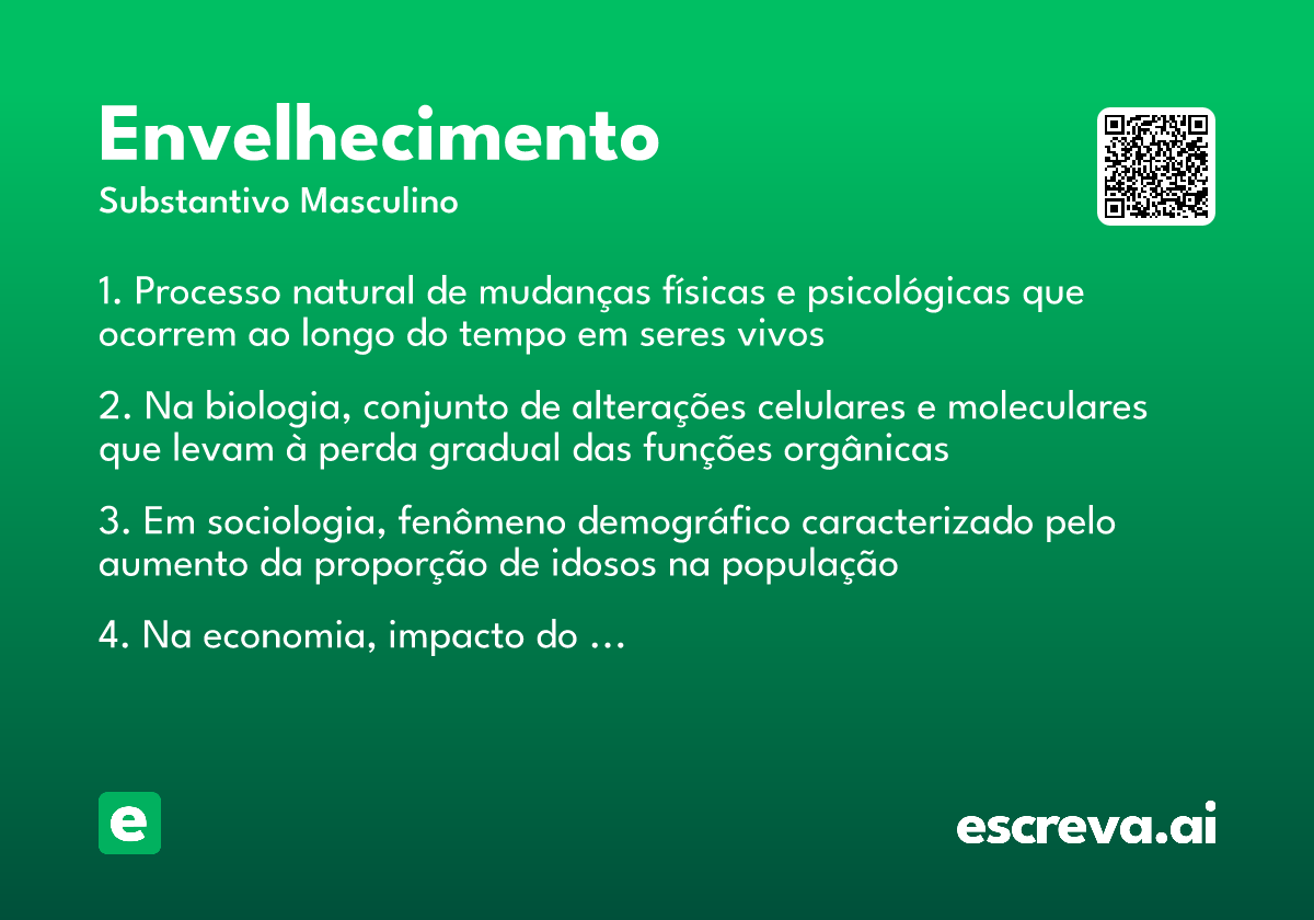 envelhecimento