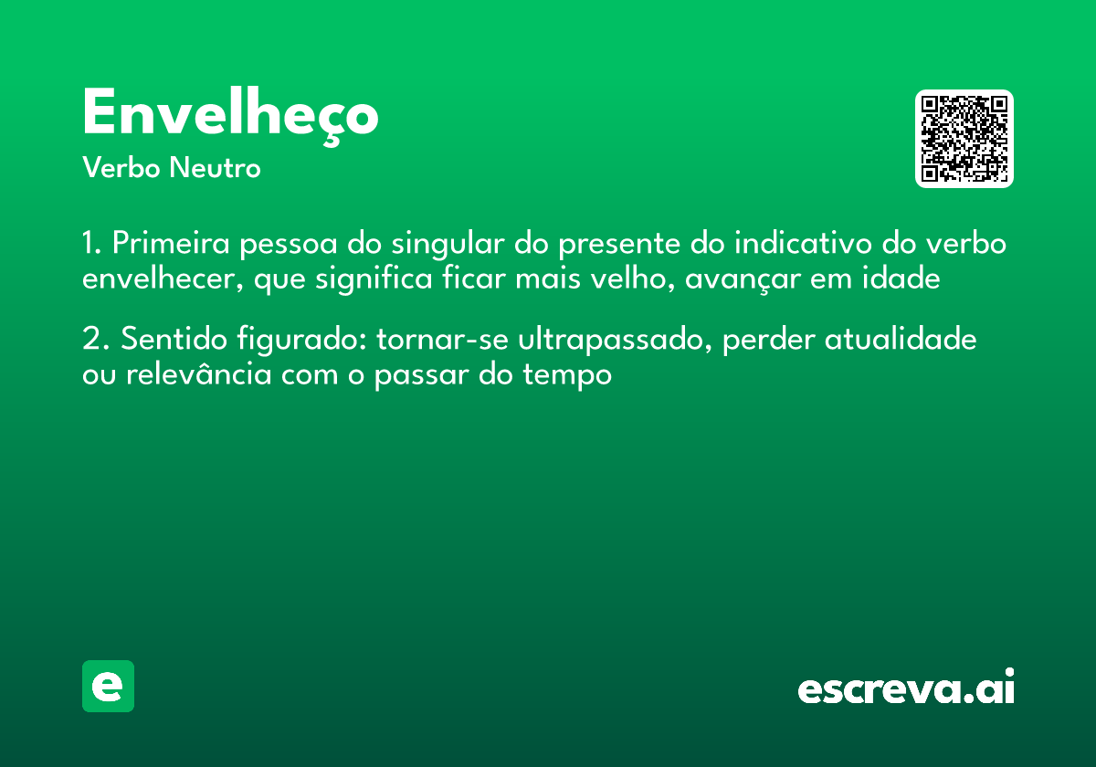envelheço