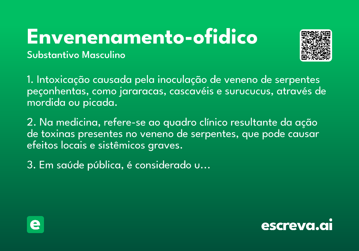 envenenamento-ofidico
