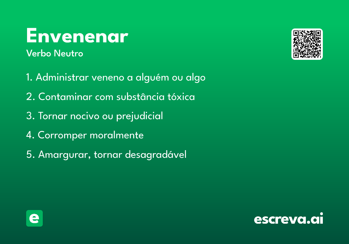 envenenar
