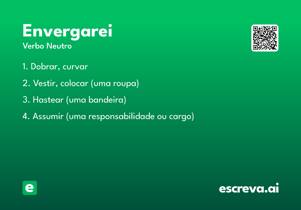envergarei