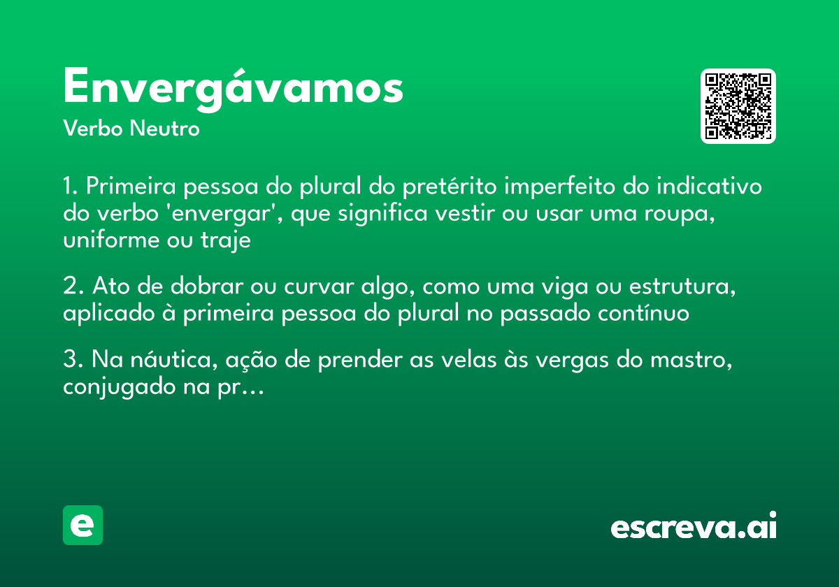 envergávamos