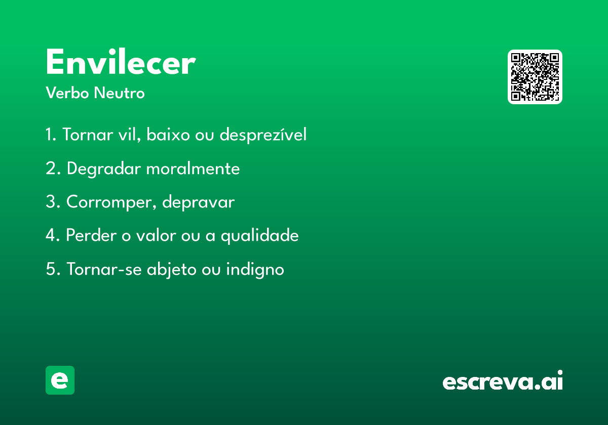 envilecer