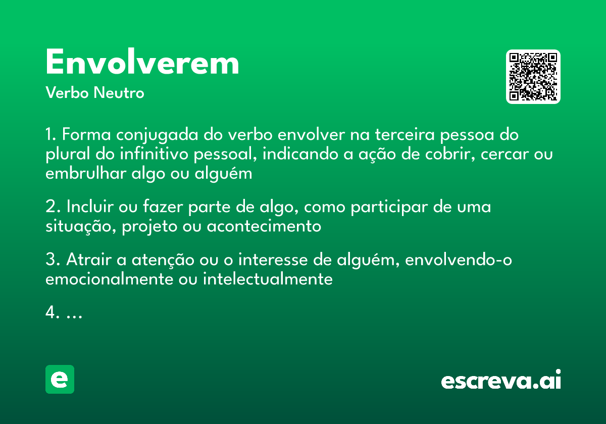envolverem