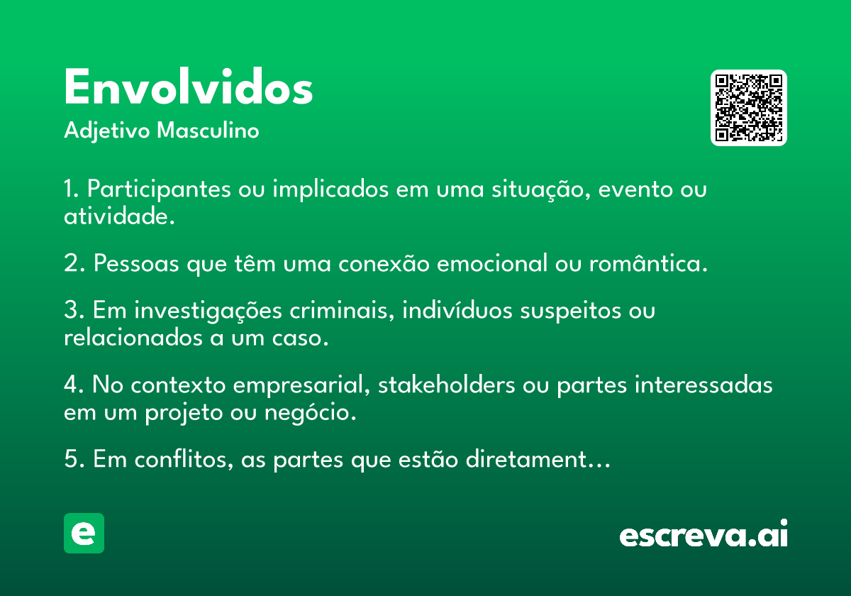 envolvidos