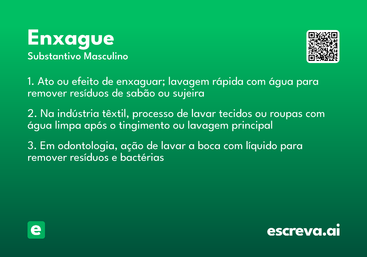 enxague