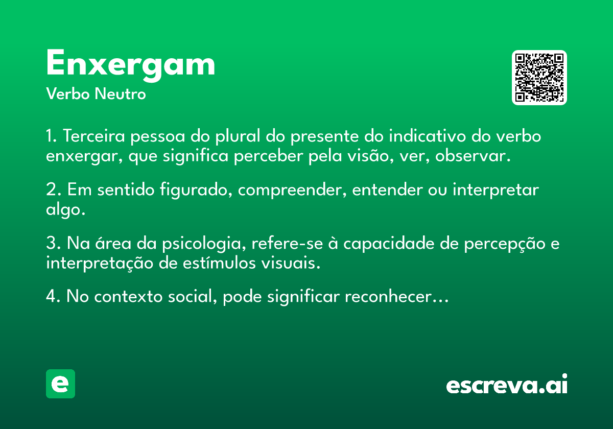 enxergam