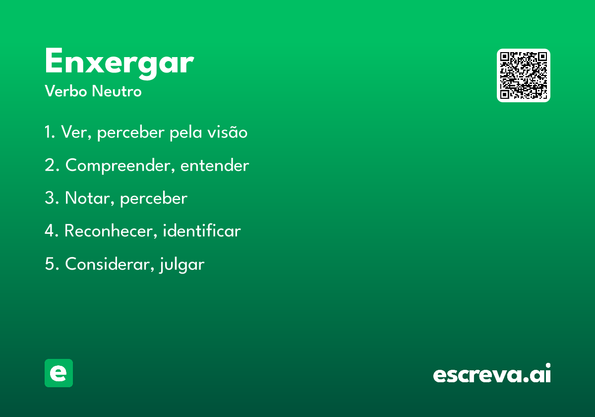 enxergar