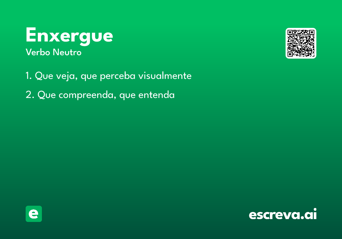 enxergue