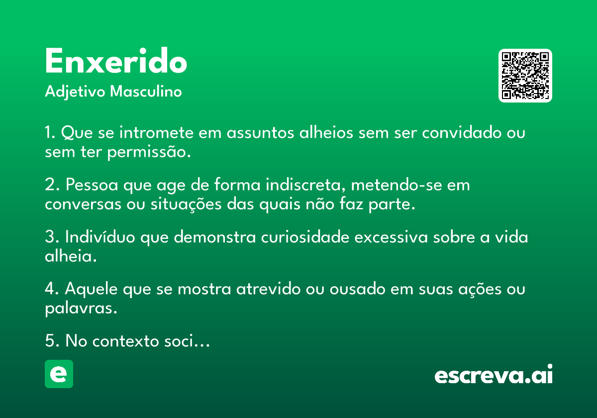 enxerido