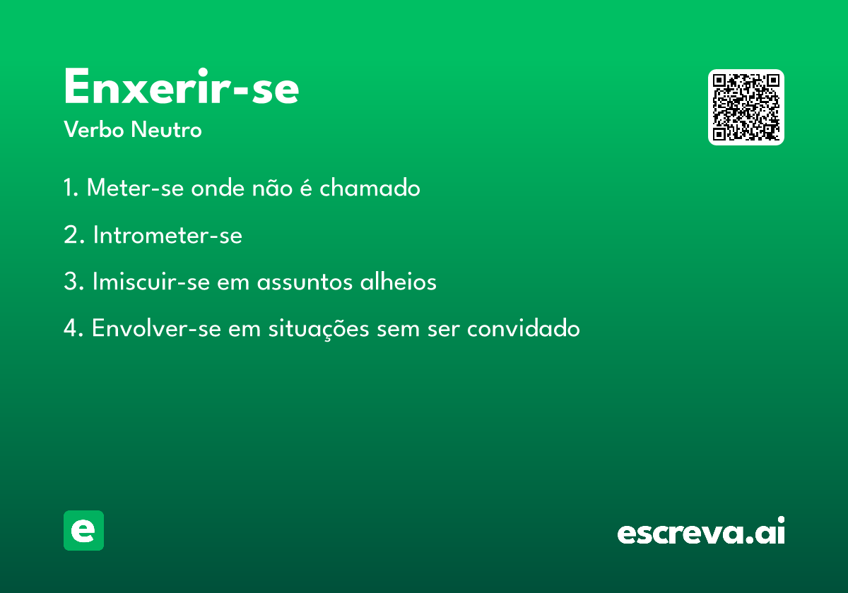 enxerir-se