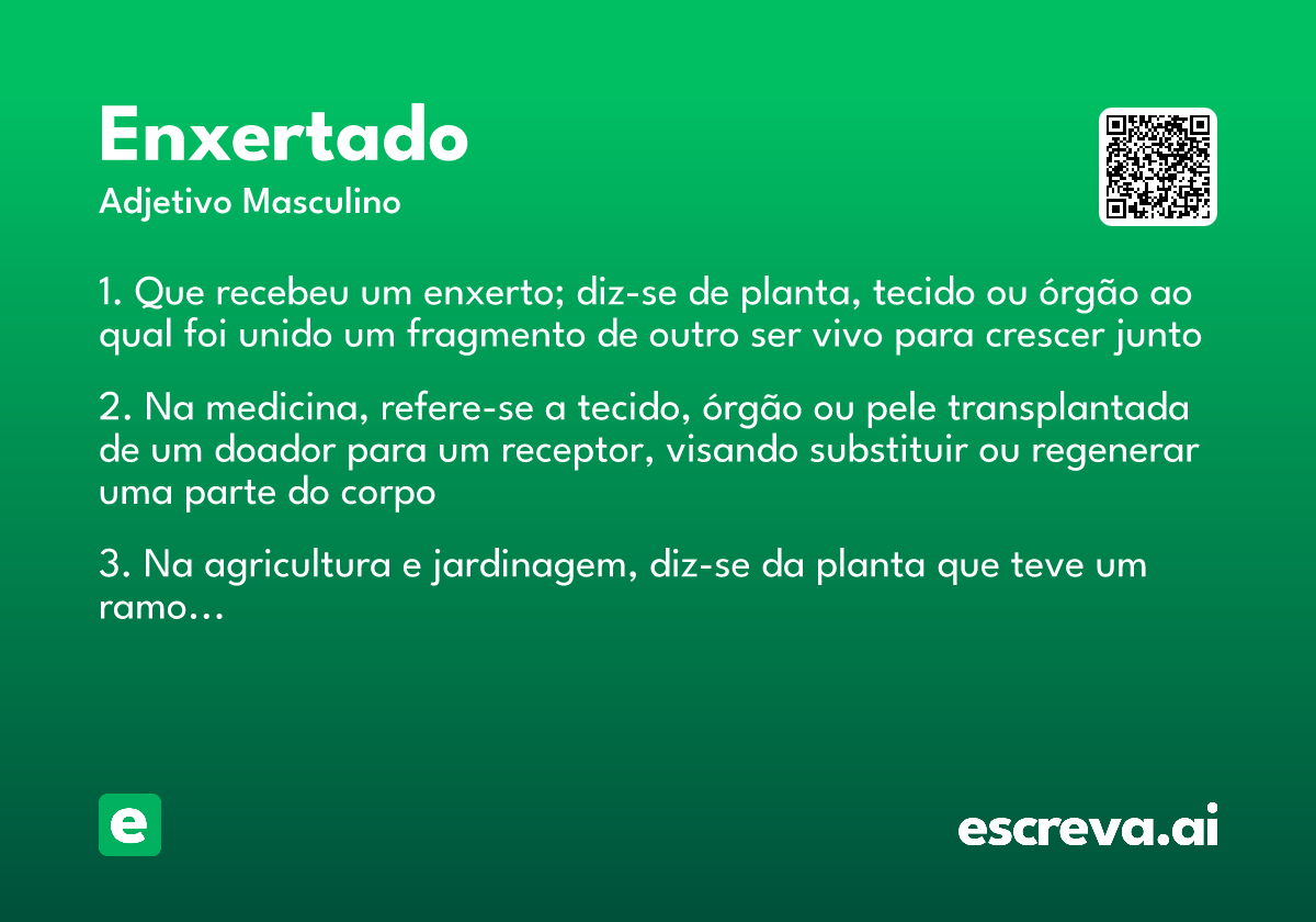 enxertado