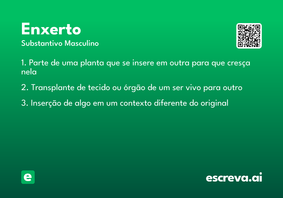enxerto