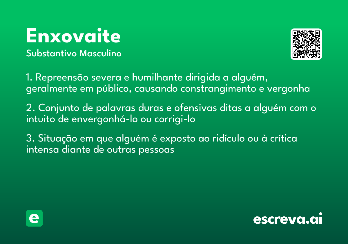 enxovaite