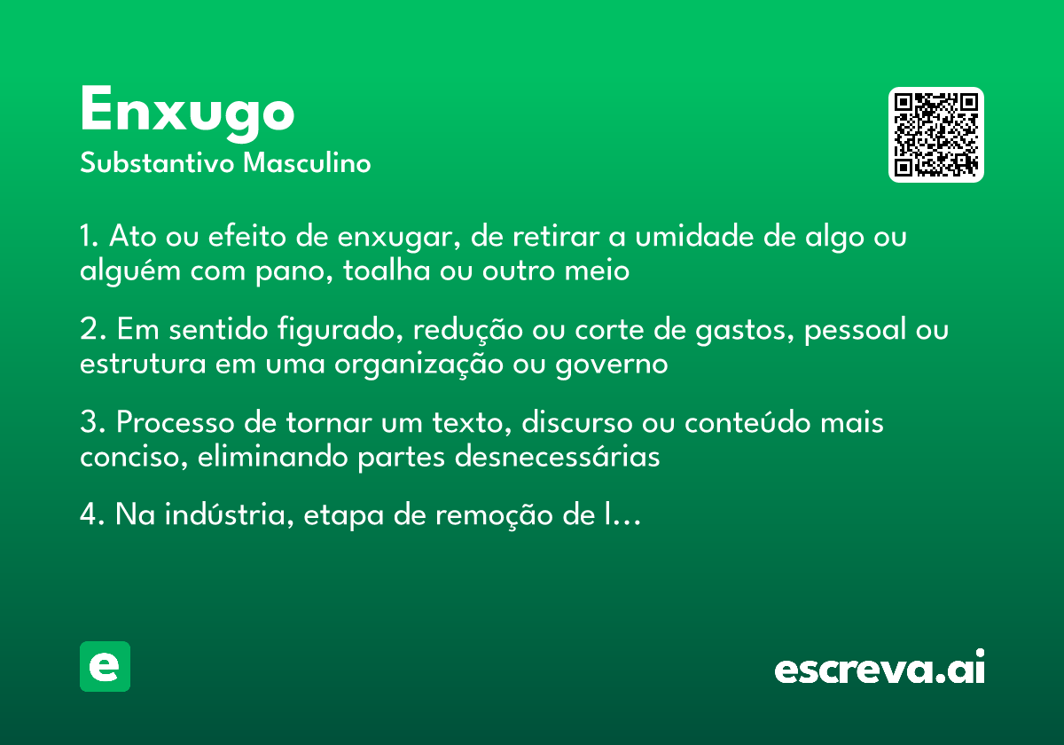 enxugo