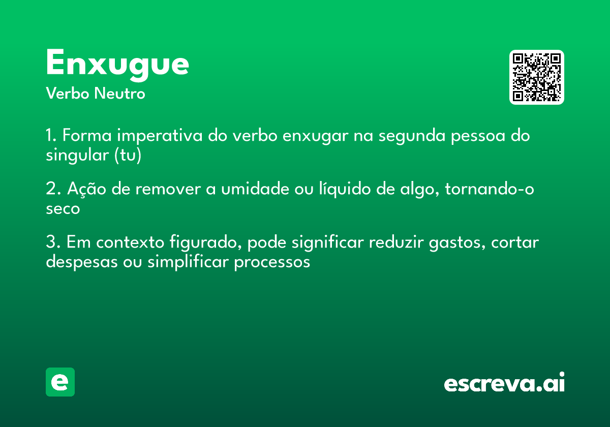 enxugue