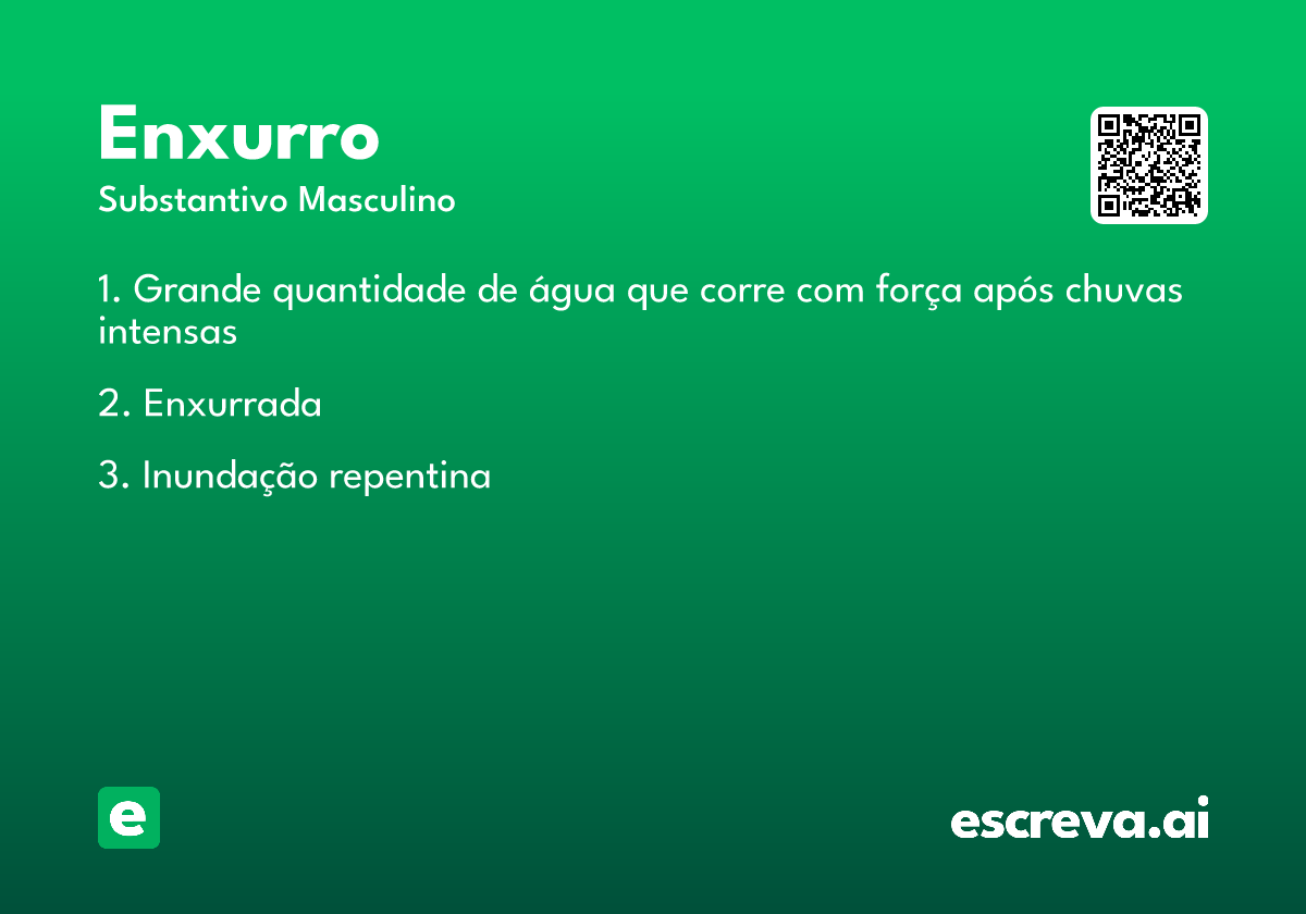enxurro