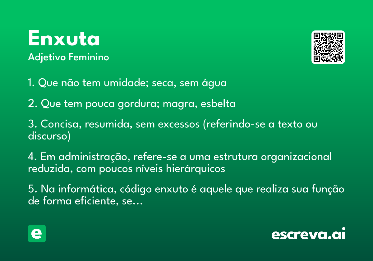 enxuta