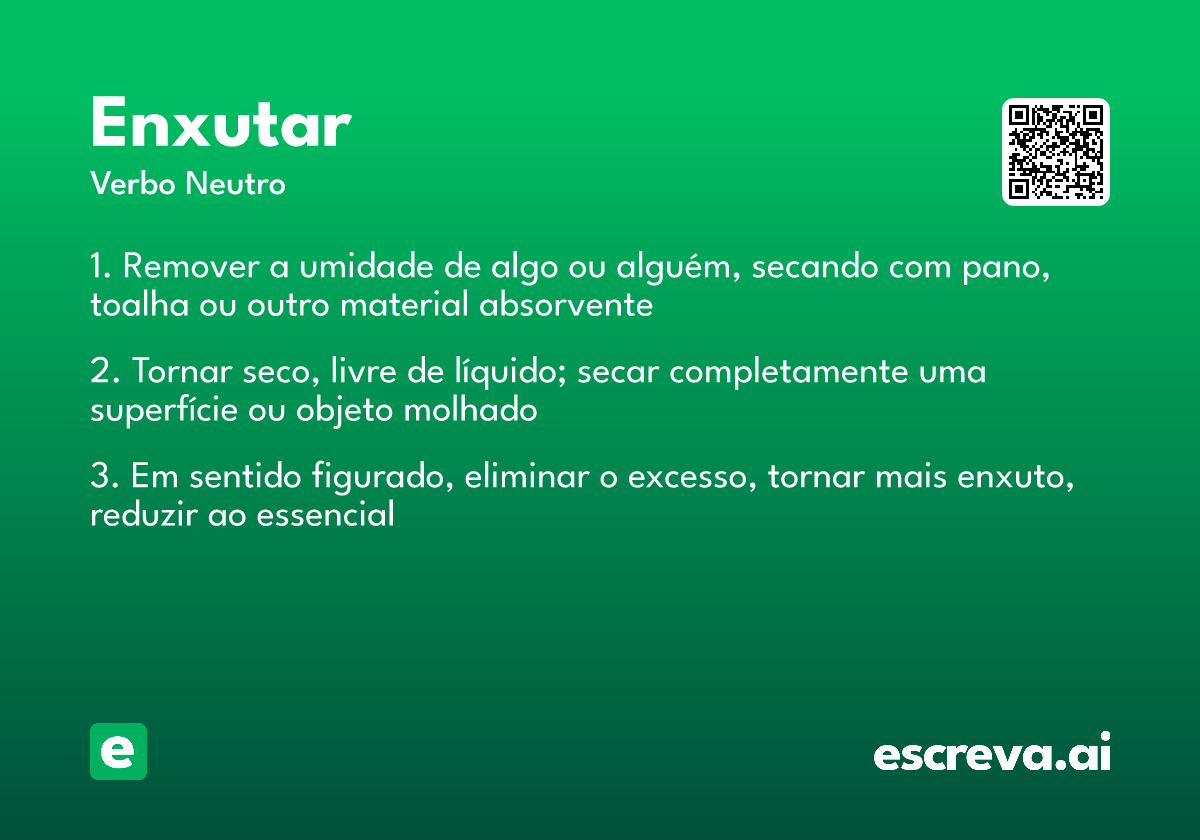 enxutar