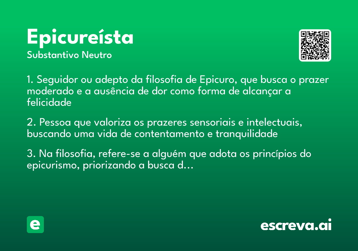 epicureísta