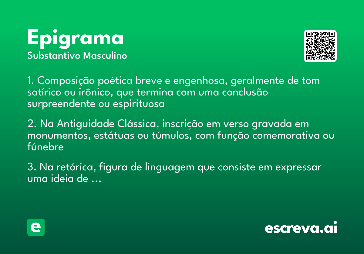 epigrama