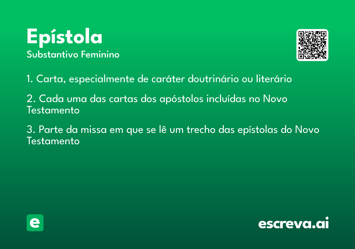 epístola